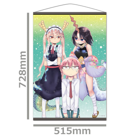 「小林さんちのメイドラゴン」トール&エルマ&小林さん B2タペストリーD